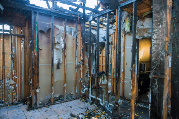Professional Soot Cleanup technician working in Elsa, TX